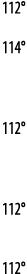 112  114   112   112   112 