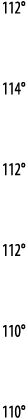 112   114   112   112   110    110 