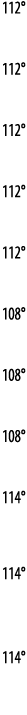 112   112   112   112   112   108   108   108   114    114    114  