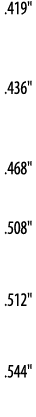  419     436     468     508      512      544  