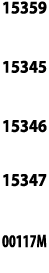 15359  15345  15346  15347  00117M