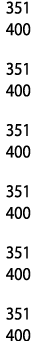 351 400 351 400 351 400 351 400 351 400 351 400