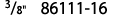  3 8     86111-16