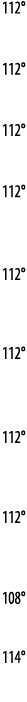 112   112   112   112   112    112    112    112    108   114 