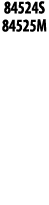 84524S 84525M  