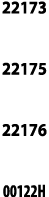 22173  22175  22176  00122H