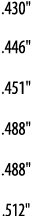  430    446    451    488    488    512  