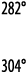 282   304 