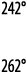 242   262 