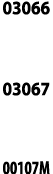 03066  03067  00107M