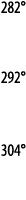 282    292   304 