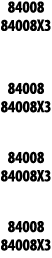 84008 84008X3  84008 84008X3  84008 84008X3  84008 84008X3