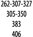 262-307-327 305-350 383 406