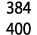 384 400