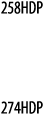 258HDP   274HDP