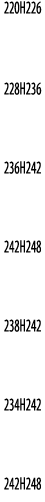 220H226  228H236  236H242  242H248  238H242  234H242  242H248