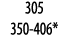 305 350-406*