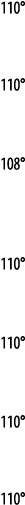 110   110   108    110   110   110   110 