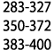 283-327 350-372 383-400