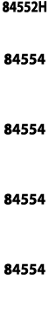 84552H 84554  84554 84554 84554