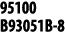 95100 B93051B-8