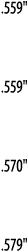  559     559     570     579  