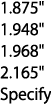 1 875   1 948   1 968   2 165   Specify