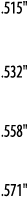  515     532     558     571  