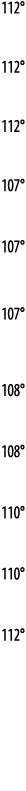 112   112   112   107   107   107   108   108   110   110   112  