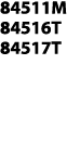 84511M 84516T 84517T 
