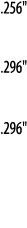  256     296     296  