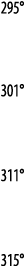 295   301   311   315 