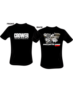 Engine Kit T-Shirt Black with Crower Logo