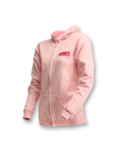 Pink Zipper Front Hoody w/ Classic Crower Logo Youth & Toddler