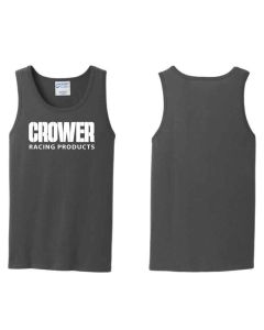 Men's Tank Top, gray with white Crower logo 