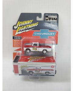 Toy Truck 1:64 Scale  Crower/Johnny Lightning 1965 Chevy White & Red Crow Logo Limited Edition